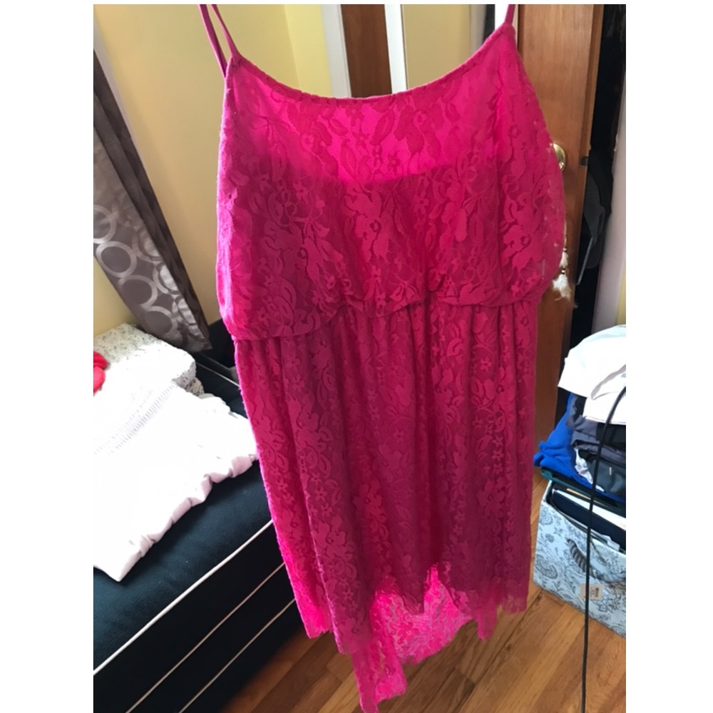 Pink High Low Dress